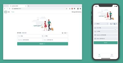 Importing Search scene from @kiwicom/margarita-core package